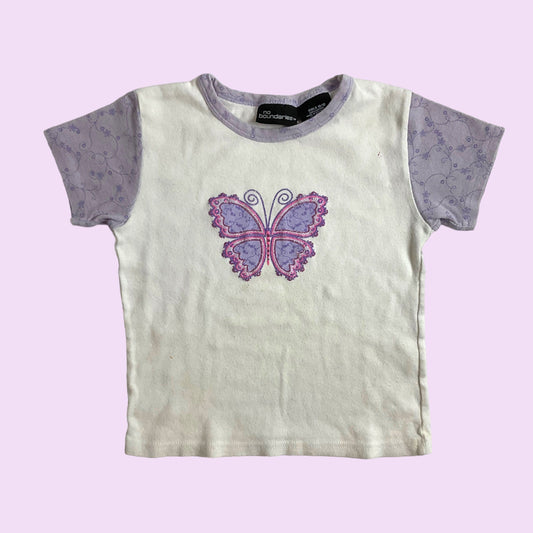 Vintage Y2K Graphic Butterfly Top