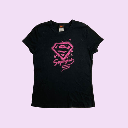 Vintage Y2K Graphic “Supergirl” Top