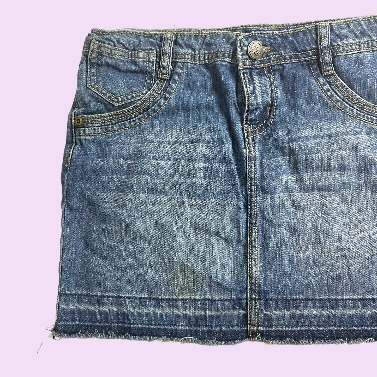 Vintage Y2K Denim Mini Skirt