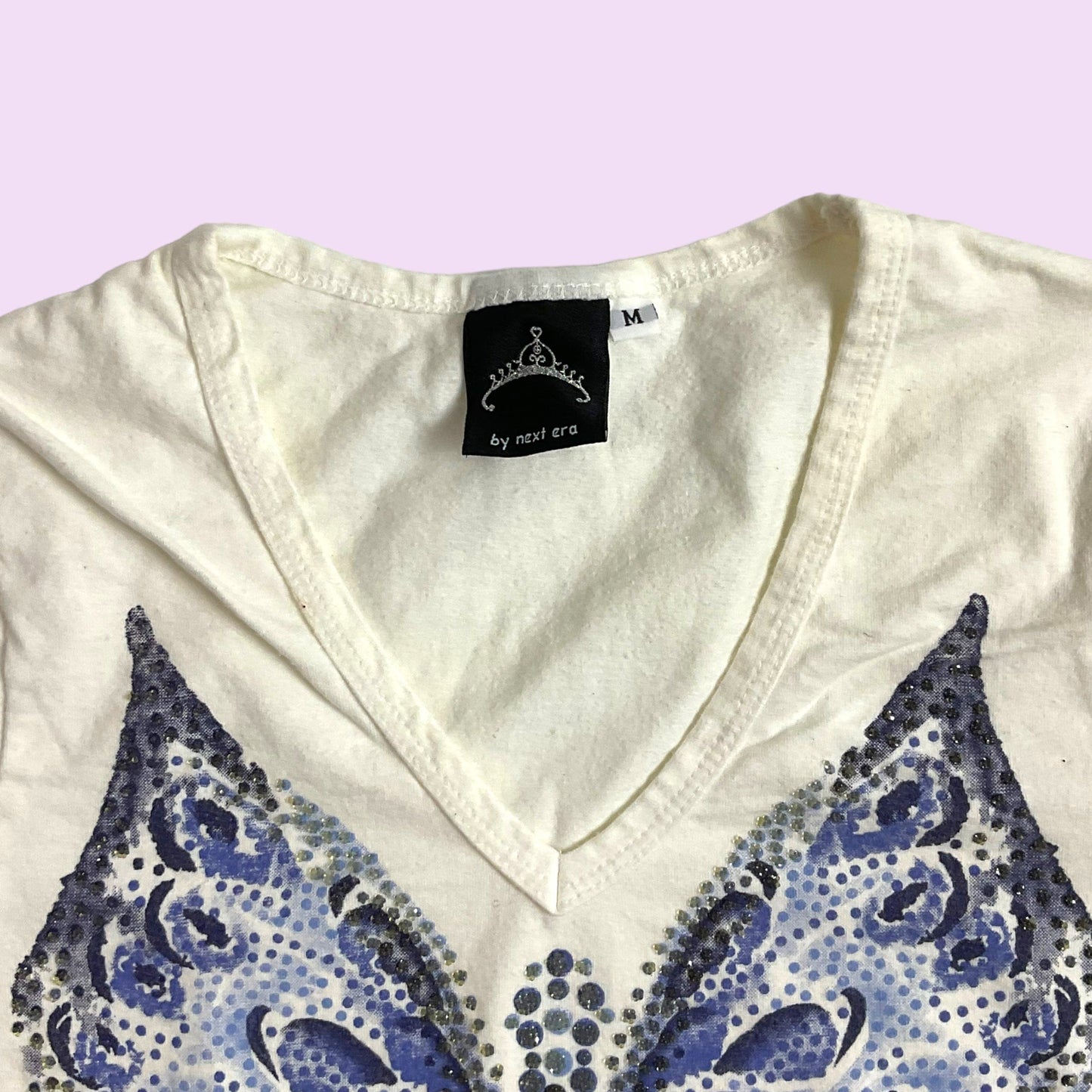 Vintage Y2K Graphic Butterfly Top