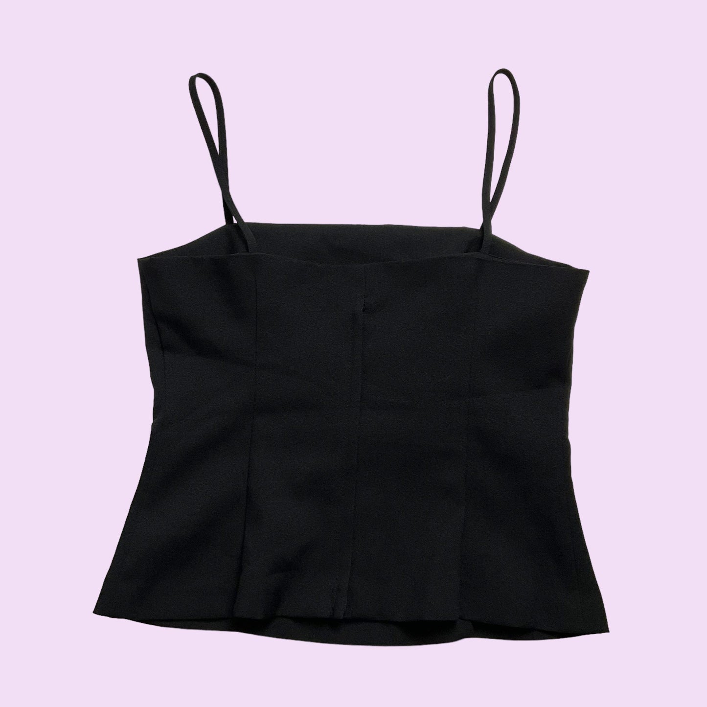 Vintage Y2K Black Basic Cami Top