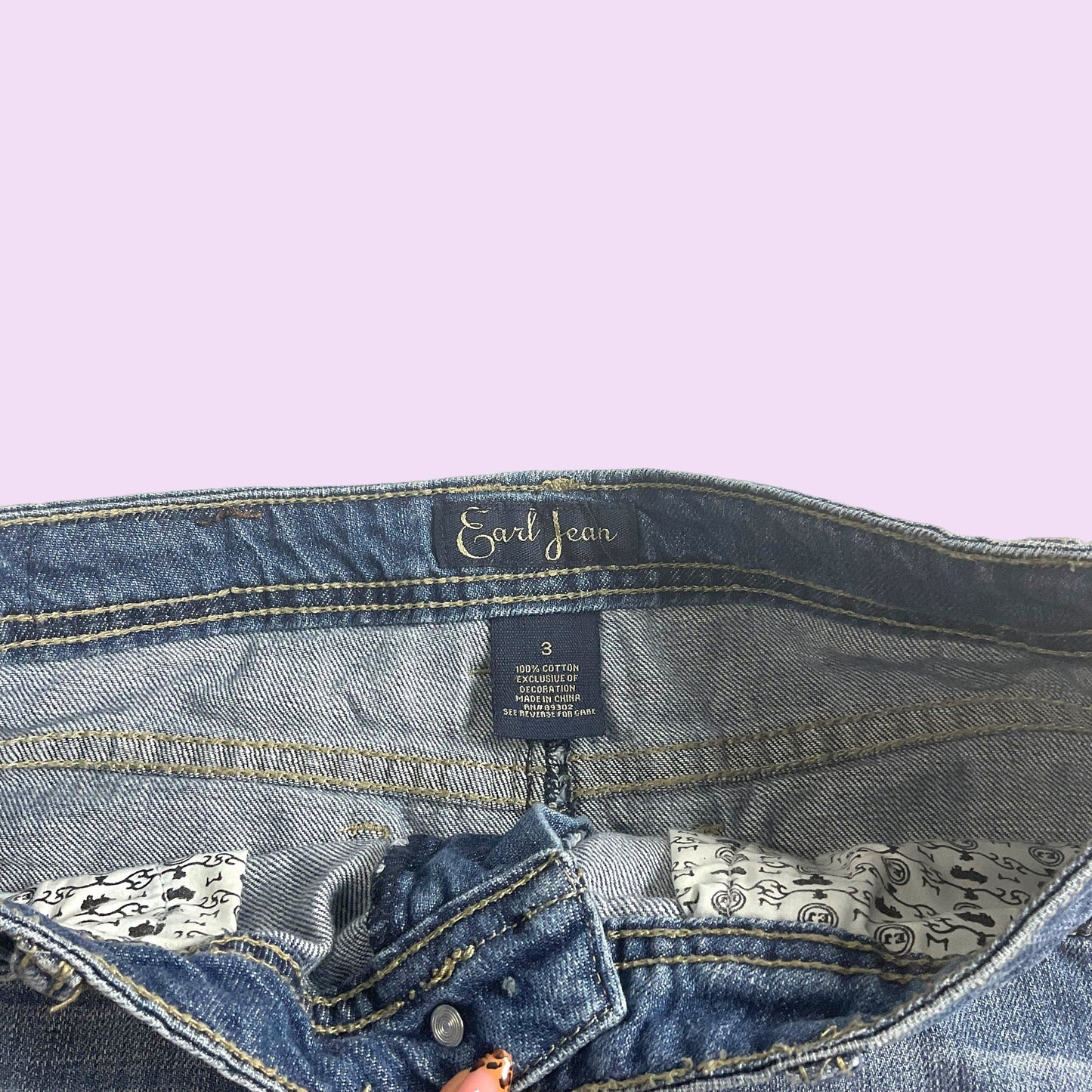 Vintage Y2K Denim Mini Skirt