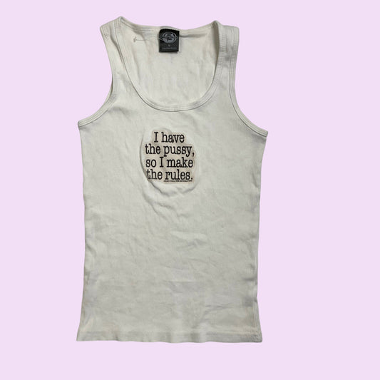 Vintage 90s Graphic “I have the pussy…” Tank Top