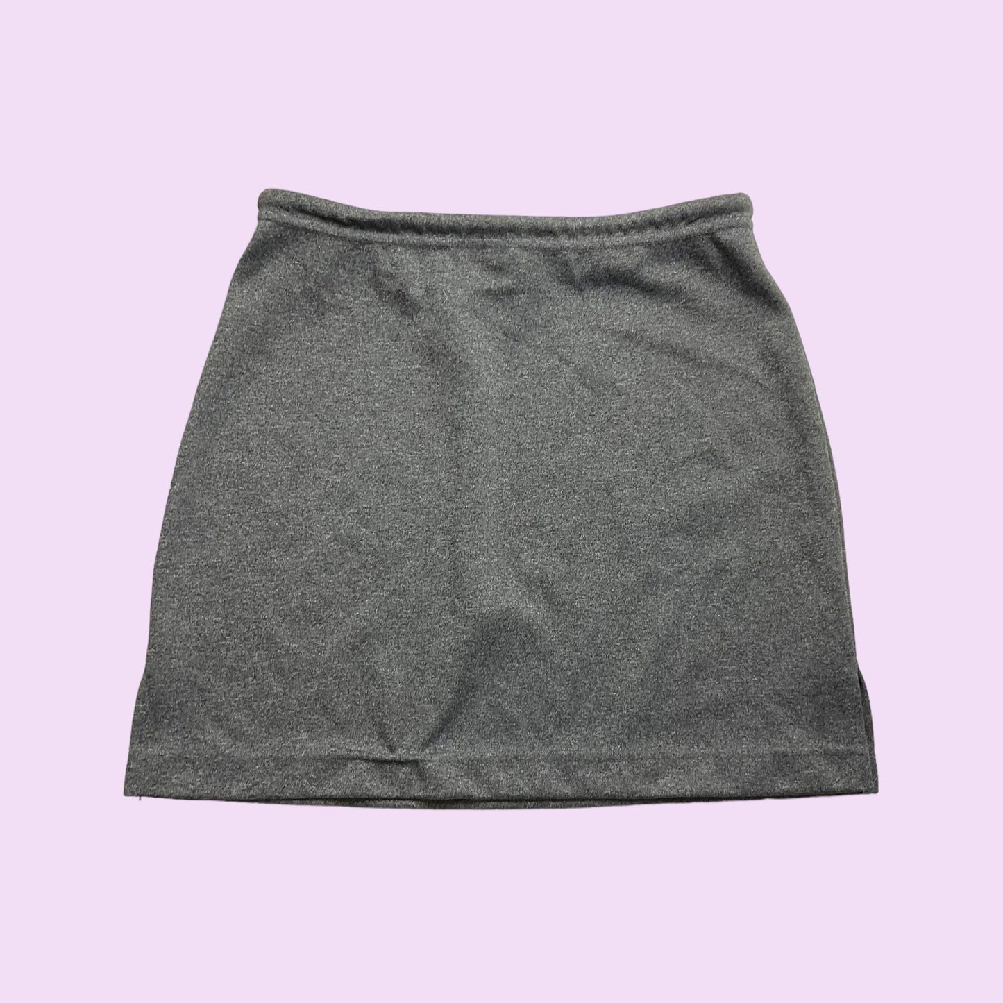 Vintage 90s Grey Tie Up Mini Skirt